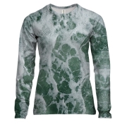 Жіночий 3D лонгслів з океанськими хвилями