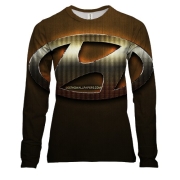 Жіночий 3D лонгслів з золотим лого Hyundai