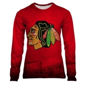 Жіночий 3D лонгслів Chicago Blackhawks