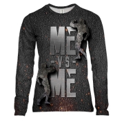 Женский 3D лонгслив Me vs Me