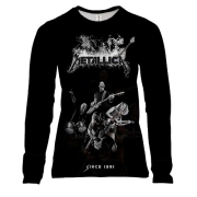 Жіночий 3D лонгслів Metallica Band