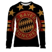 Жіночий 3D лонгслів з логотипом Баварії