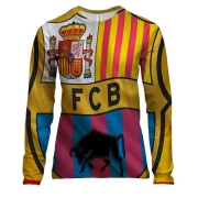 Жіночий 3D лонгслів FC - Barcelona