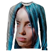 Женский 3D лонгслив с Билли Айлиш