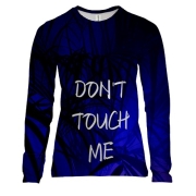 Женский 3D лонгслив Don't touch me
