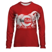 Жіночий 3D лонгслів You Tube