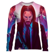 Женский 3D лонгслив Джон Уик (постер)