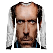Женский 3D лонгслив с Доктором Хаусом