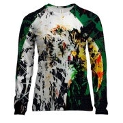 Женский 3D лонгслив с орлом 2