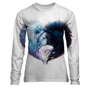 Жіночий 3D лонгслів з левом і левицею