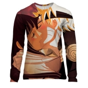 Жіночий 3D лонгслів з закоханим Наруто