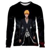 Жіночий 3D лонгслів з Ичиго Куросаки (Бліч)