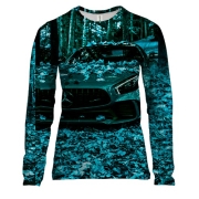 Жіночий 3D лонгслів Mercedes-Benz coupe