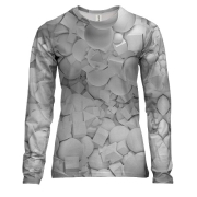 Жіночий 3D лонгслів Геометричні фігури