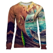 Жіночий 3D лонгслів 