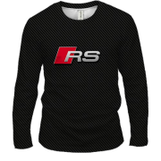Мужской 3D лонгслив Audi RS Carbon