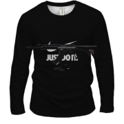 Чоловічий 3D лонгслів "Nike Just do It"