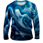 Чоловічий 3D лонгслів Ghosts art pattern