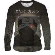 Чоловічий 3D лонгслів Kakashi red eye