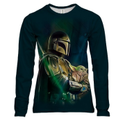 Жіночий 3D лонгслів Мандаларець з Грогу