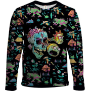 Детский 3D лонгслив с Рик и Морти