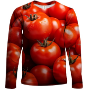 Дитячий 3D лонгслів з червоними томатами