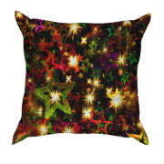 3D подушка зі святковими зірками