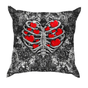 3D подушка Серця скелет
