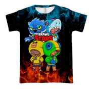 3D футболка "Brawl Stars" Fire
