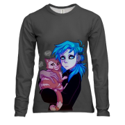 Жіночий 3D лонгслів Саллі та Ларрі - SALLY FACE