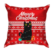 3D подушка Meowy Christmas