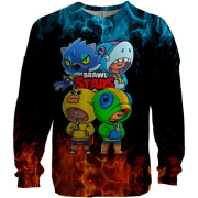 3D світшот "Brawl Stars" Fire