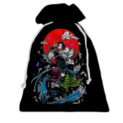 3D Подарунковий мішечок Гію та Шинобу - Клинок, який знищує демонів