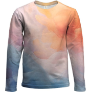 Дитячий 3D лонгслів з кольоровим димом