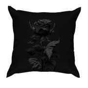 3D подушка з чорною трояндою