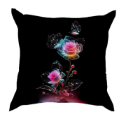 3D подушка з казковою трояндою