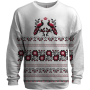 3D світшот з малюнком у вигляді вишиванки з гербом