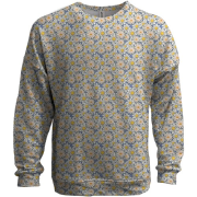 3D свитшот с ромашками