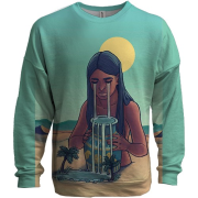 3D світшот зі знаком зодіаку Водолій