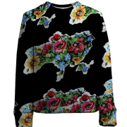 Дитячий 3D світшот з картою України