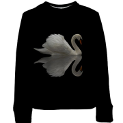 Дитячий 3D світшот з лебедем