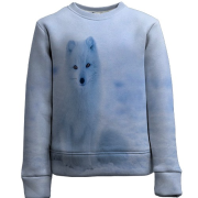 Дитячий 3D світшот з полярним лисом