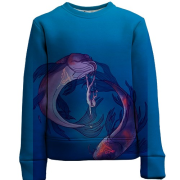 Дитячий 3D світшот зі знаком зодіаку Риби