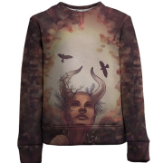 Дитячий 3D світшот зі знаком зодіаку Діва