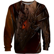 3D свитшот с драконом