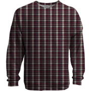 3D свитшот с клетчаным полотном