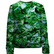 Детский 3D свитшот с изумрудами