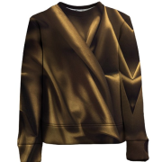 Детский 3D свитшот с золотой шелковой тканью