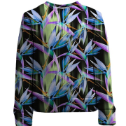 Детский 3D свитшот со светящимися цветами