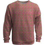 3D свитшот с клубничной текстурой